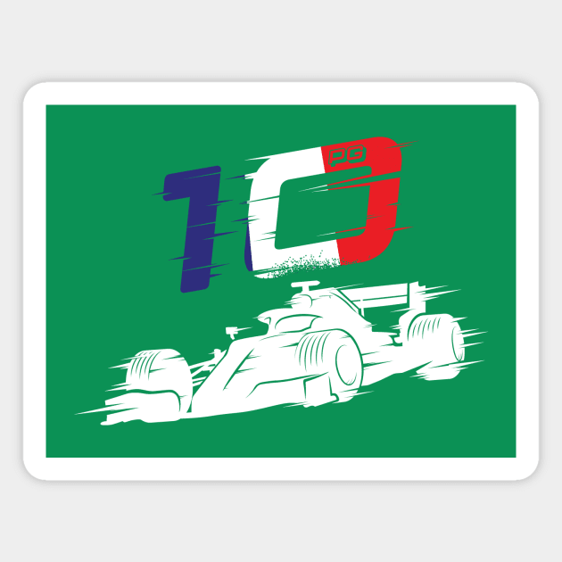 We Race On! 10 [Flag] Magnet by DCLawrenceUK